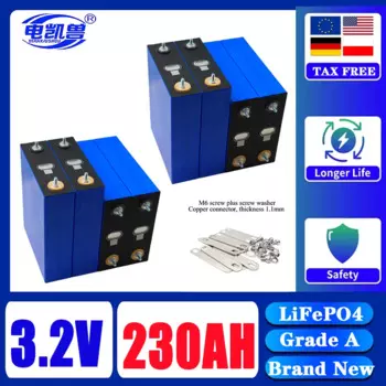 Аккумуляторная батарея класса А, 3,2 в, Ач, Lifepo4, 12 В, 24 В, 48 В