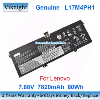 Аккумуляторная батарея L17M4PH1 7,6 В для ноутбука LENOVO YOGA 7 Pro YOGA C930, 7820 мАч, 60 Вт/ч