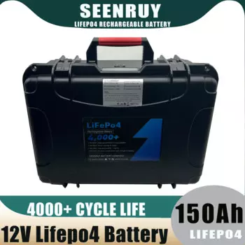 Аккумуляторная батарея LFP, 12 В, 150 Ач, 180 Ач, LifePO4, водонепроницаемый Литий-железо-фосфатный Аккумулятор для лодки