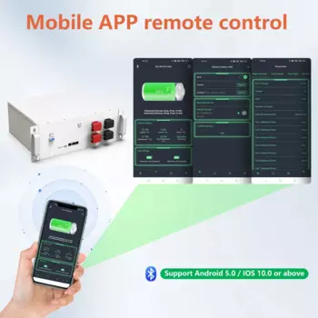 Аккумуляторная батарея LiFePO4, 48 В, 6000 Ач, 12 кВт, 51,2 + циклов, 16S, a, BMS, RS485/CAN PC Monitor, в, Ач, в наличии ЕС, без налогов