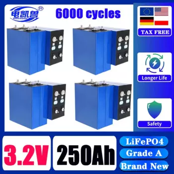 Аккумуляторная батарея lifepo4 класса А, 3,2 в, Ач, 12 В, 24 В, 48 В