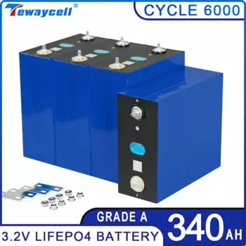 Аккумуляторная батарея Tewaycell, 3,2 в, Ач, Lifepo4, новая аккумуляторная батарея класса А, литий-железо-фосфат, фосфат, солнечная энергия, не облагается пошлиной в ЕС и США