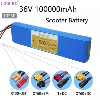 Аккумуляторная батарея XT60 DC XT30 JST 18650, 36 В, Ач