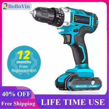 Аккумуляторная дрель-шуруповерт, 25 в