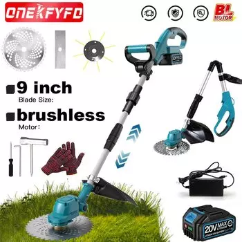 Аккумуляторная газонокосилка ONEKFYFD 9 дюймов