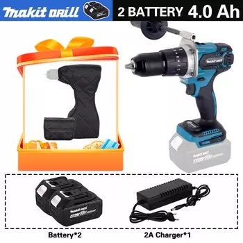 Аккумуляторная ударная дрель Makit DRILL 18В