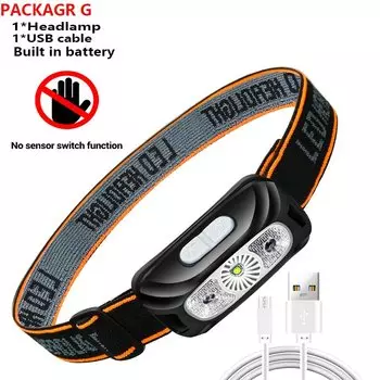 Аккумуляторный налобный фонарь NoEnName_Null