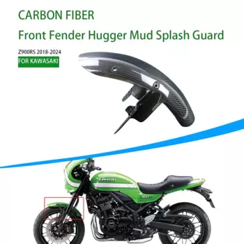 AKOSO аксессуары для мотоциклов, брызговик для Kawasaki Z900 Z900RS 2016-2023, крыло переднего колеса из чистого углеродного волокна, брызговик