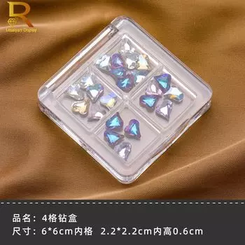 Акриловая коробка для хранения украшений Lesaiyarr