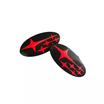 Акриловая крышка эмблемы на передний капот автомобиля для Subaru Forester 2017 2018 2019 2020 2021, авто задний багажник, логотип, значок, наклейка, украшение