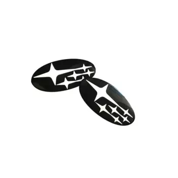 Акриловая наклейка с эмблемой на передний капот автомобиля для Subaru Forester 2017 2018 2019 2020 2021, авто задний логотип, значок багажника, наклейка