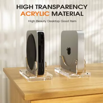 Акриловая подставка для Mac Mini, Настольный кронштейн для Apple узла Mac Mini, стойка для хранения, держатель, Многофункциональная подставка, держатель