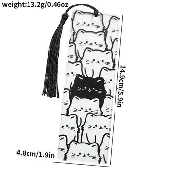 Акриловая закладка MINISO с котом