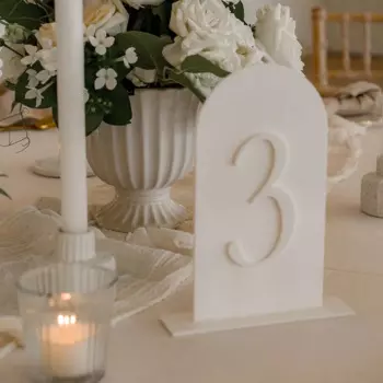 Акриловые арки для стола с подставкой, персонализированные свадебные украшения для стола, настройки стола для мероприятий