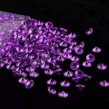 Акриловые кристаллы Zepfront, 6 мм, 22 цвета, 1000 шт.