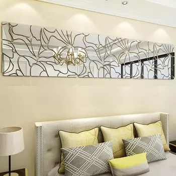 Акриловые наклейки на стену Colorful Life цветок