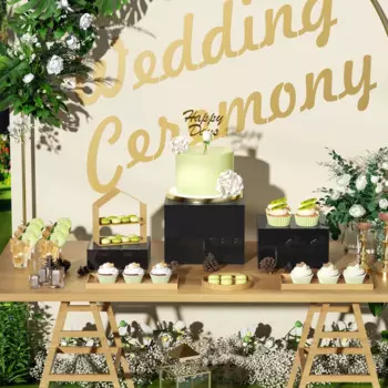 Акриловые подставки для выставки, уникальное стабильное основание, многоцелевой стол для буфета, настольное табло для мероприятий, 4 шт.