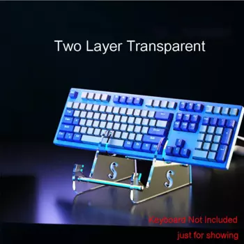 Акриловые прозрачные клавиатуры Brack коллекция дисплей полка компьютерная Проводная Bluetooth Механическая игровая подставка для клавиатуры