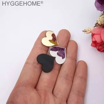 Акриловые сердечные наклейки для зеркала, 100 шт.