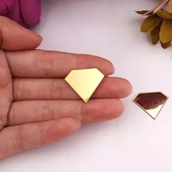 Акриловые зеркальные наклейки 100 шт.