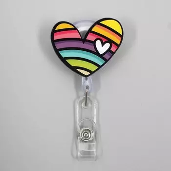 Акриловый брелок-ретрактор AIYOWI nurse badge reel holder