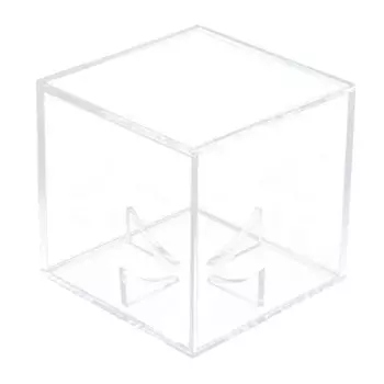 Акриловый дисплей для бейсбольных мячей для футляра 8x8x8 см, памятный дисплей, украшение для дома