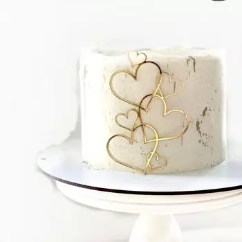 Акриловый свадебный топпер для торта Wohltao