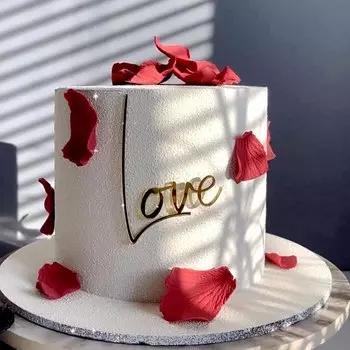 Акриловый топпер для торта "Side Love" YXMJMXS