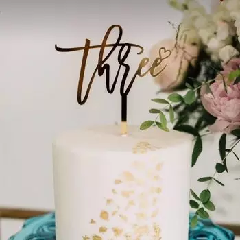 Акриловый топпер для торта YXMJMXS