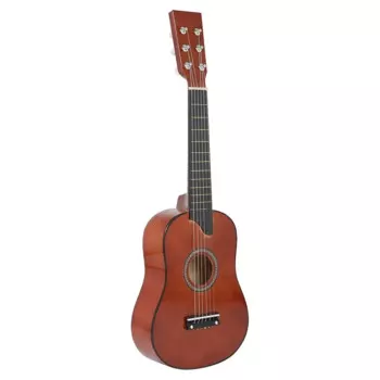 Акустическая мини-гитара из липы, 25 дюймов, 6 струн, с Pick string, подарок для детей и начинающих