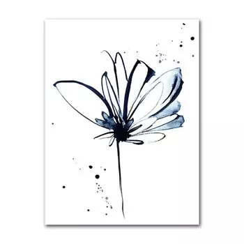 Акварельный цветочный постер AliPaint