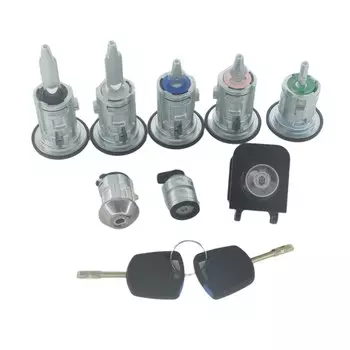 AL116 ПОЛНЫЙ КОМПЛЕКТ ПЕРЕКЛЮЧАТЕЛЬ ЗАЖИГАНИЯ ЛЕВЫЙ ПРАВЫЙ ДВЕРНЫЙ ЗАМОК БЛОК БАГАЖНИКА ДЛЯ FORD TRANSIT CONNECT 2002-2013 8 шт. 2T1AV22050AD 4425134