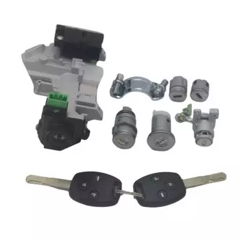 AL160 полный комплект замка, переключатель зажигания, ствол дверного замка TRANS, 2 ключа, 48 чипов для HONDA ACCORD 2003-2005