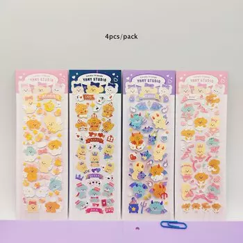 Альбом для стикеров SHARKBANG, 4 шт., корейский стиль