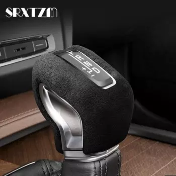 Алькантара, автомобильная ручка переключения передач, наклейка, автомобильные аксессуары для интерьера, наклейки для Volvo Xc60 Xc90 S60 V60 S90 V90 2015-2020