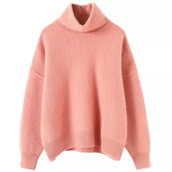 Aliaga зимний свитер из 100% кашемира массивной вязки, водолазка, женский шикарный толстый трикотаж, женский джемпер с длинными рукавами и заниженными плечами