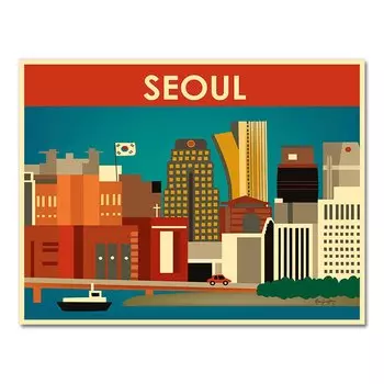 AliPaint классические настенные плакаты Южная Корея