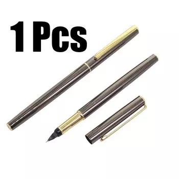 AliWuzn перьевая ручка из стали серебристого цвета 0,38 мм