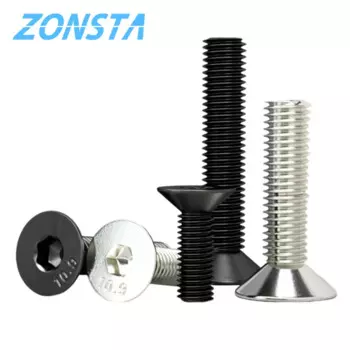 Винты ZONSANTA шестигранные черные нержавеющая сталь M2-M6