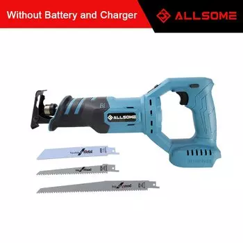 Allsome бесщеточная сабельная пила 21V синяя