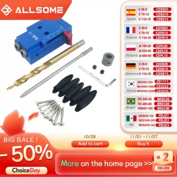 ALLSOME XK-1 Комплект для сверления пазов