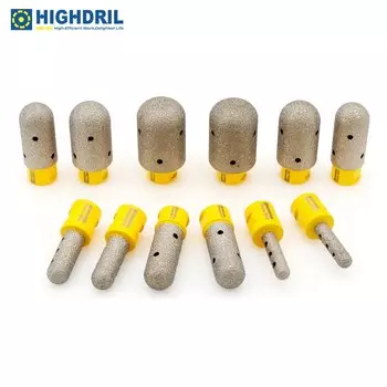 Алмазная фреза Dia10/15/20/25/30/35 мм Diatool, увеличенная форма, имеющиеся отверстия для плитки, фарфора, мрамора, гранита, 1 шт.