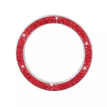 Алмазная Кнопка зажигания двигателя Onekey, кнопка включения и остановки, защитная крышка, Шикарные Аксессуары для автомобилей для девочек, украшение интерьера автомобиля