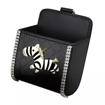 Алмазная корона, искусственная кожа, универсальный держатель для автомобиля, аксессуары для интерьера автомобиля