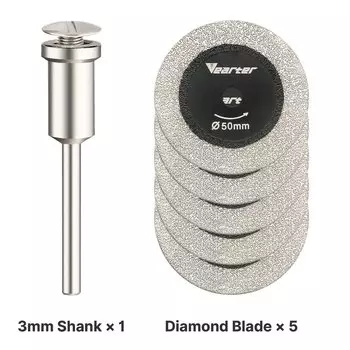 Алмазное пильное полотно Veater 50 мм, 3 мм, 1/3/5 шт