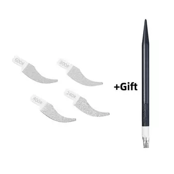 Алмазные абразивные диски (изогнутые) для моделирующих строительных щелей, канавки, детали, 1 ручка без шлифовки