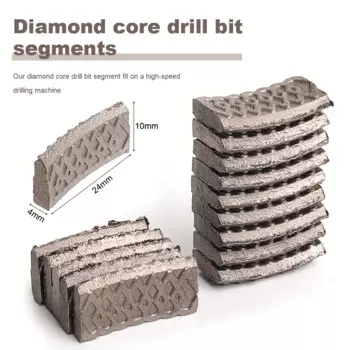 Сегменты алмазного сверла casaverde DC-XDSCB02 24x4x10 мм