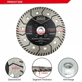 Алмазные диски DT-DIATOOL 75/115/125 мм