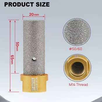 Алмазные фрезы DT-DIATOOL для плитки М14 58 шт.