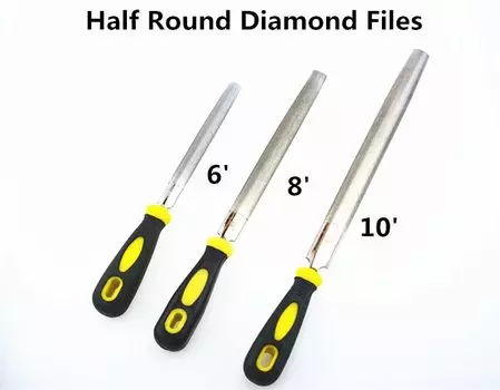 Алмазные напильники Jrealmer 6/8/10 дюймов